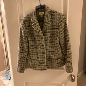 Talbots patterned blazer